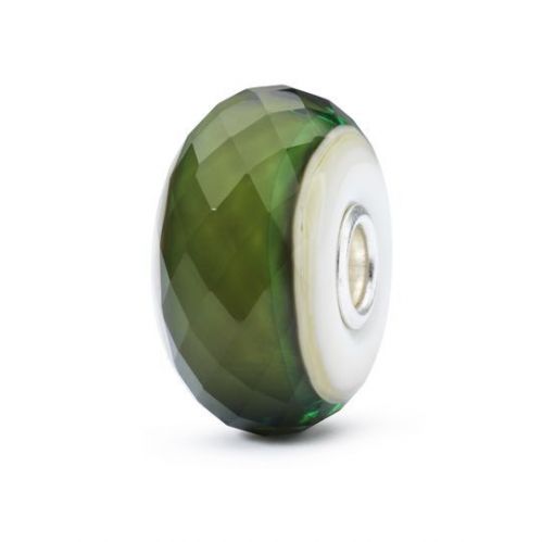 Perlas Trollbeads 'Green Hope' - Cristal de Murano