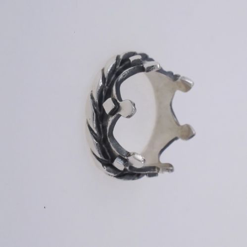 TROLLBEADS 'Corona' Ring - Silber