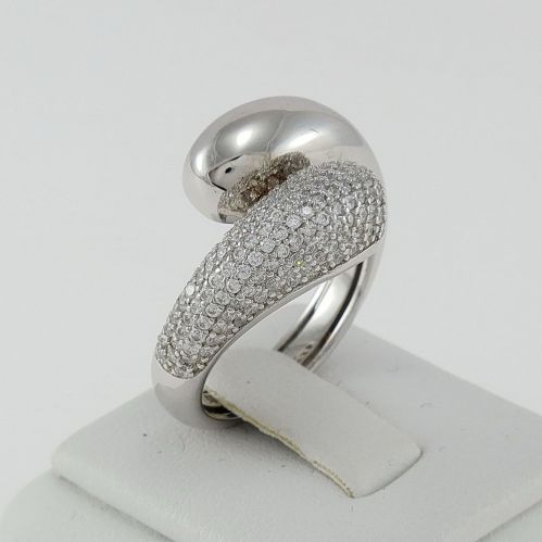 Ring contrarie FOGI by Gianni Carità - Silver 925 - Rhodium treated