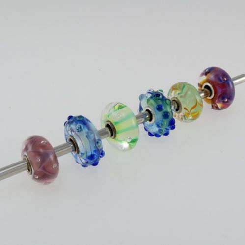 TROLLBEADS Beads vidrio hechas a mano, una beads 45 € cada una