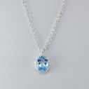 MILUNA, Necklace with natural Topaz Ct 11.50 - Silver 925