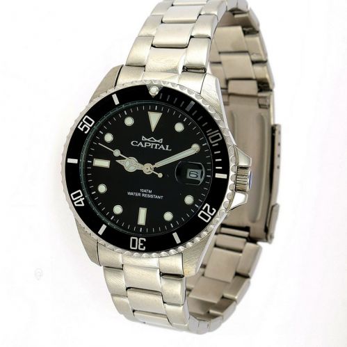 CAPITAL watch, coll. TOUJOUR, quartz movement, sub 100mt - 36 mm