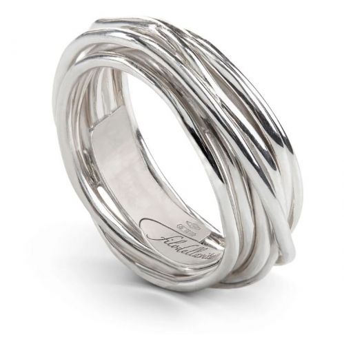 FILODELLAVITA ring, Classic Collection, 7 wires, 925 Silver