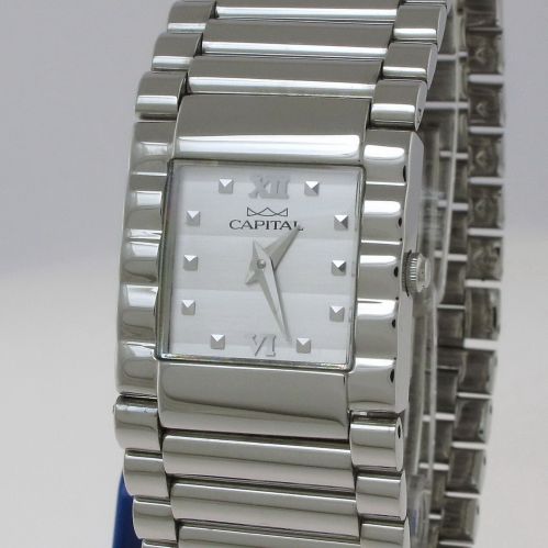 CAPITAL Uhr Frau - Gehäuse und Armband aus Stahl - Quarzwerk